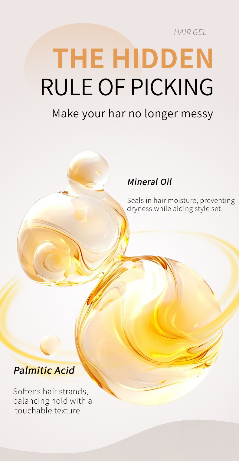 【 Cross-border Exclusive 】FORMBO Fruit Gel Hair Styling, Curling, and Frizzy Mousse Gel Wholesale pic 8