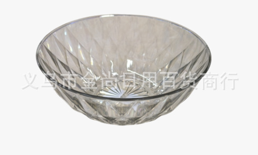 高级轻奢透明果盘蛋糕盘水果盘点心盘家用带盖子菱形纹沙拉碗彩色详情1