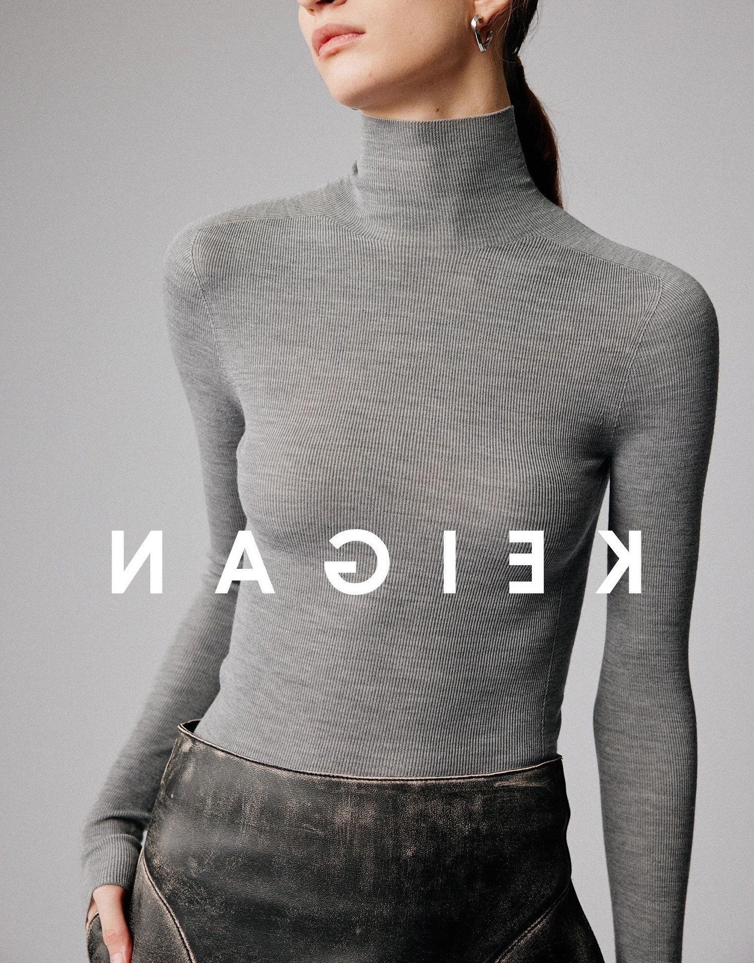 Italian 嵿 luxury 120s washable 160s gold wool 18-needle seamless base knit top for women pic 7