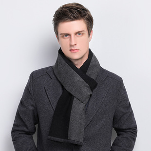 Wholesale of custom-made logo annual meeting event gifts, embroidered and printed red scarves and shawls pic 3