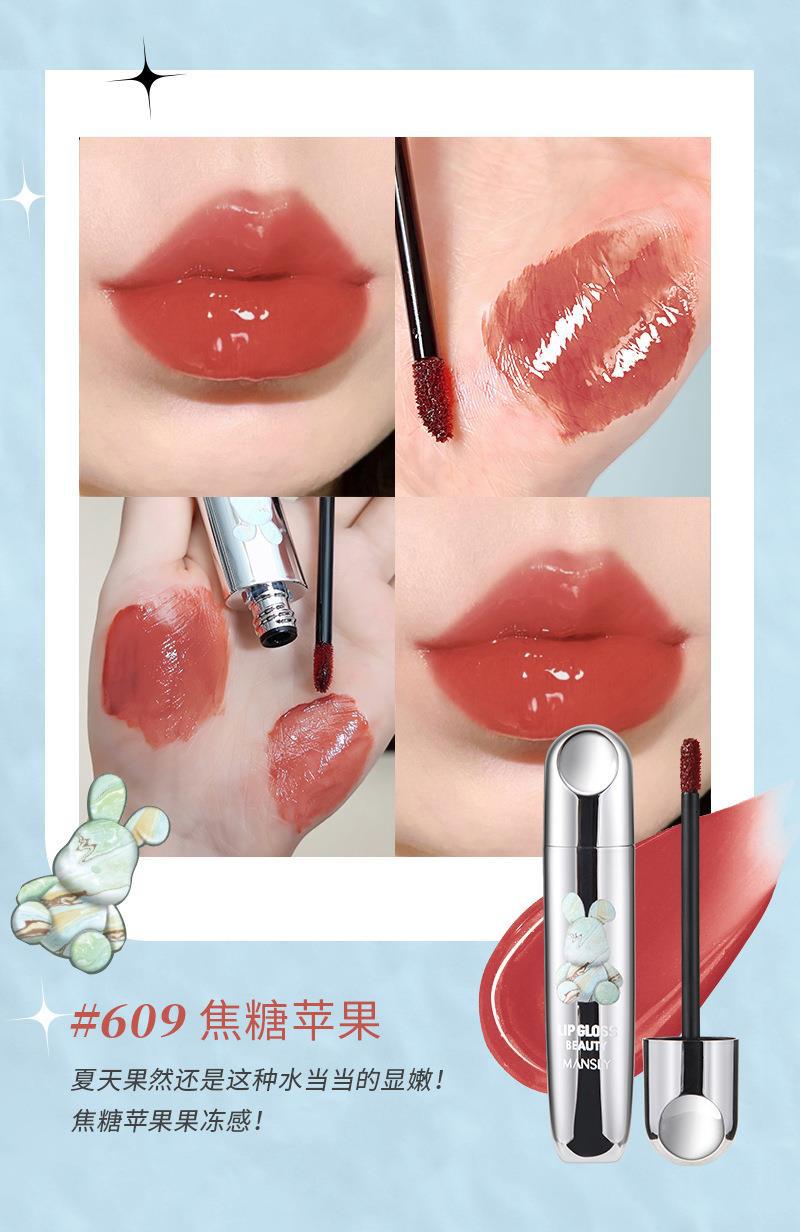 Cross-border Mansili high appearance level water gloss mirror lip gloss, white and water-like glass lip gloss, lip gloss and lip gloss manufacturer wholesale pic 10