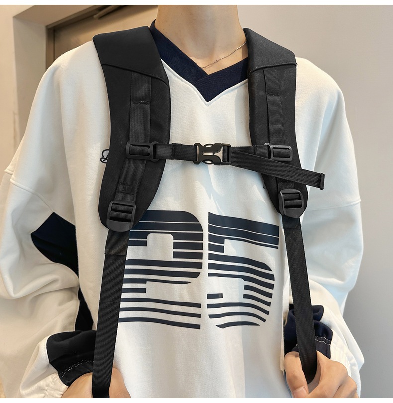 大容量多层书包初中生男女高中生双肩包减负护脊超轻便电脑背包详情11