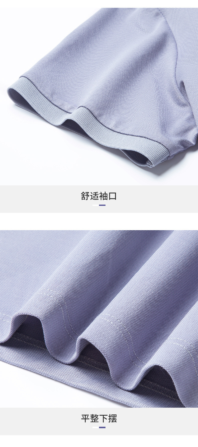 Solid color Polo shirt made of mulberry silk for men, summer 2025, casual lapel, breathable and simple short-sleeved T-shirt for men pic 4