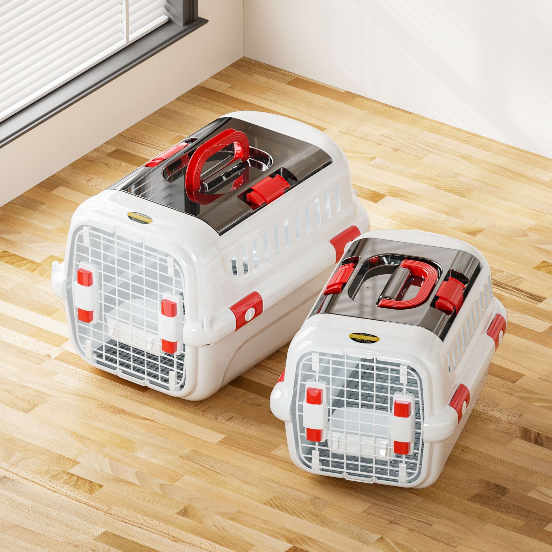 Sturdy portable pet aviation case, cat carrying bag, pet bag, space backpack, safe and lightweight pet case pic 14