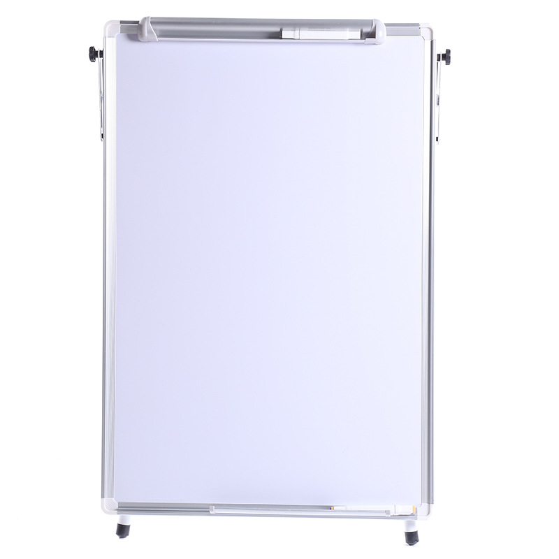 The paper-hanging triangular stand type whiteboard can be raised and lowered for training meetings, magnetic whiteboard for teaching, and mobile writing whiteboard for home use pic 3