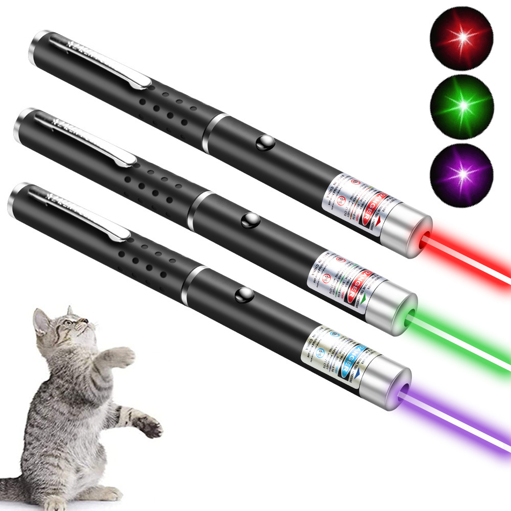 Laser cat toy pen with red and green light, ultra-long-range positioning, laser pen lamp, AAA battery, cat toy stick, infrared pic 6