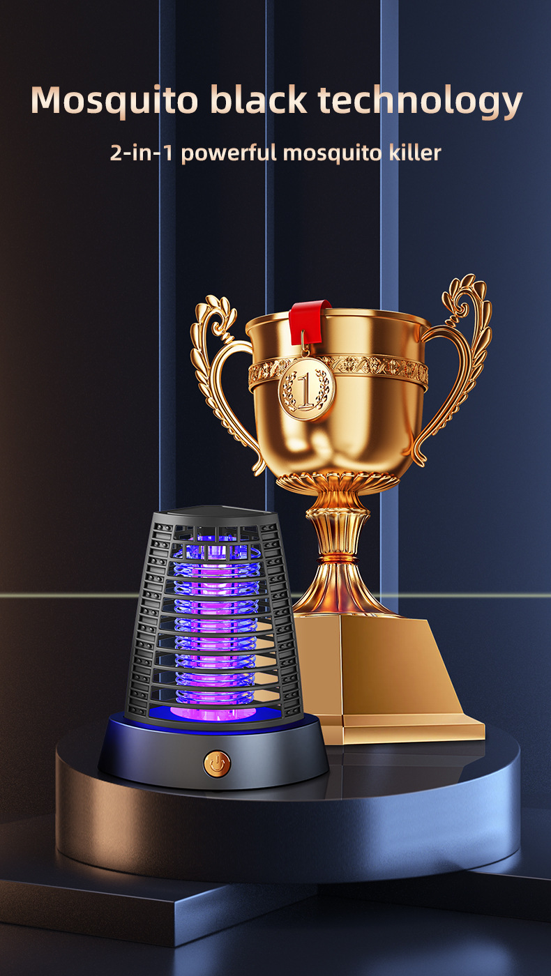 Cross-border bestsellers: Electric mosquito repellent, household mosquito repellent, outdoor camping lamp, rechargeable lighting mosquito repellent pic 1