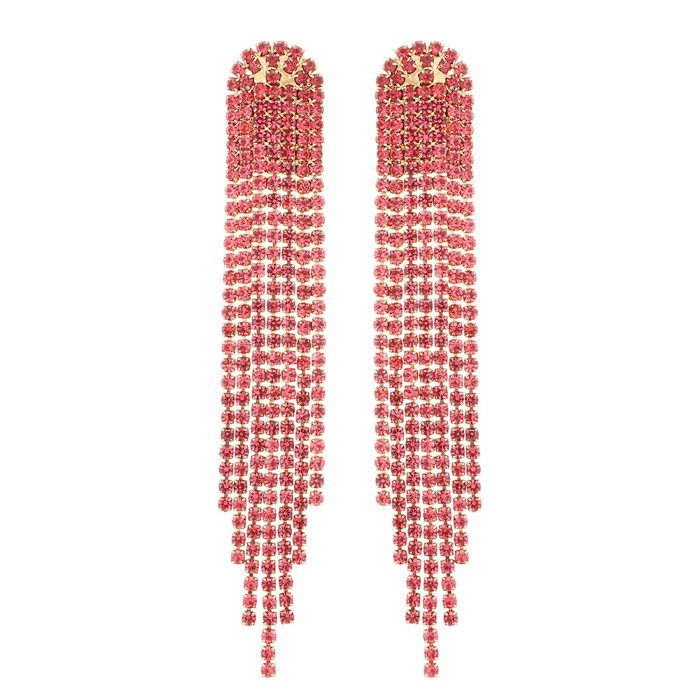 Long welded chain tassels, a popular European and American street style accessory for elegant women, with a European and American style pic 4