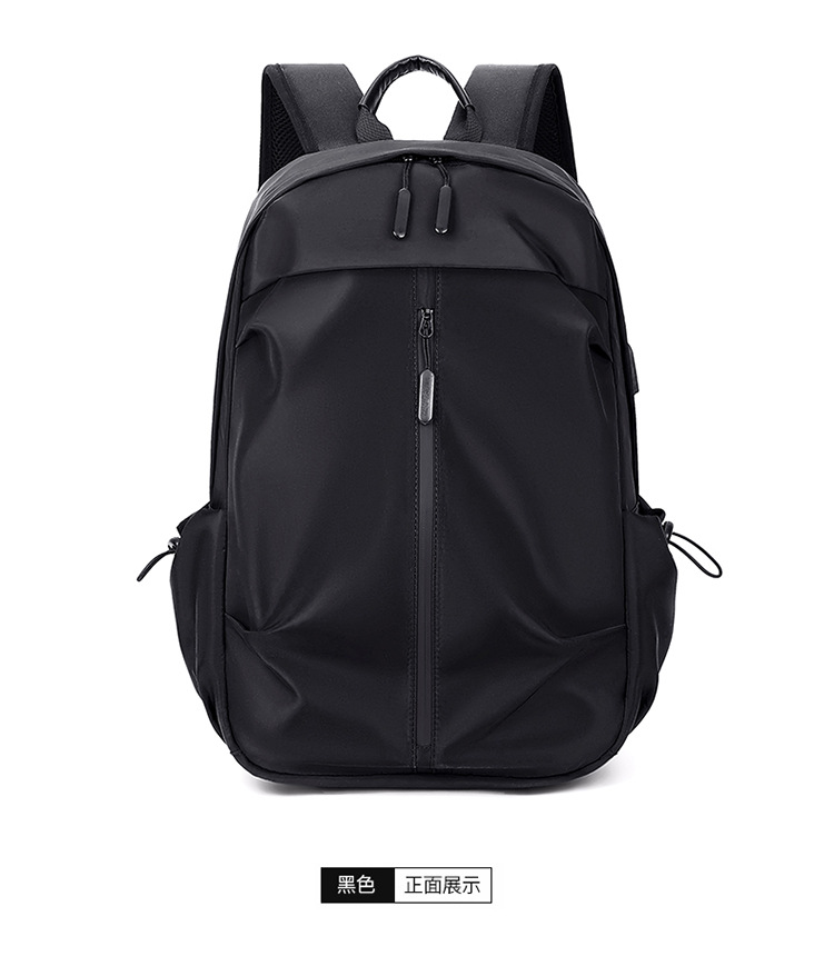 新款双肩包男士大容量轻便防水旅行背包商务电脑包休闲简约书包详情17