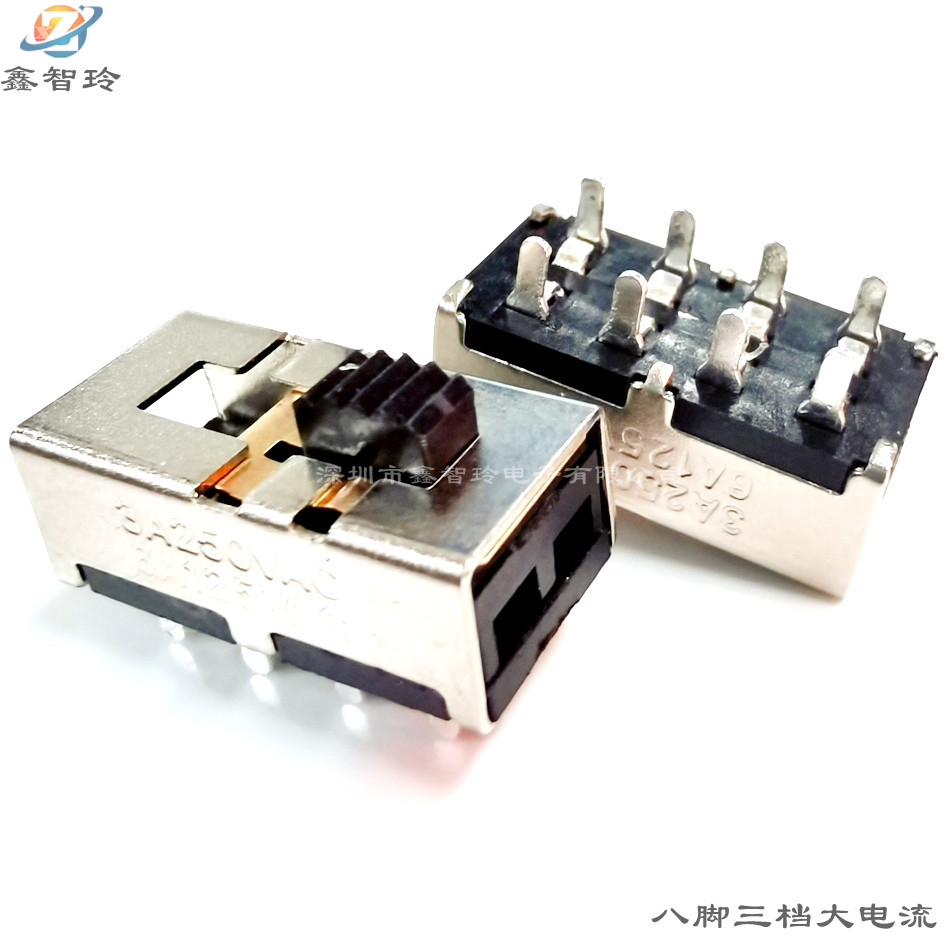 SS12D10 toggle switch 2-position 5-pin high-current single-pole dual-position sliding power supply control high-temperature resistant switch pic 5