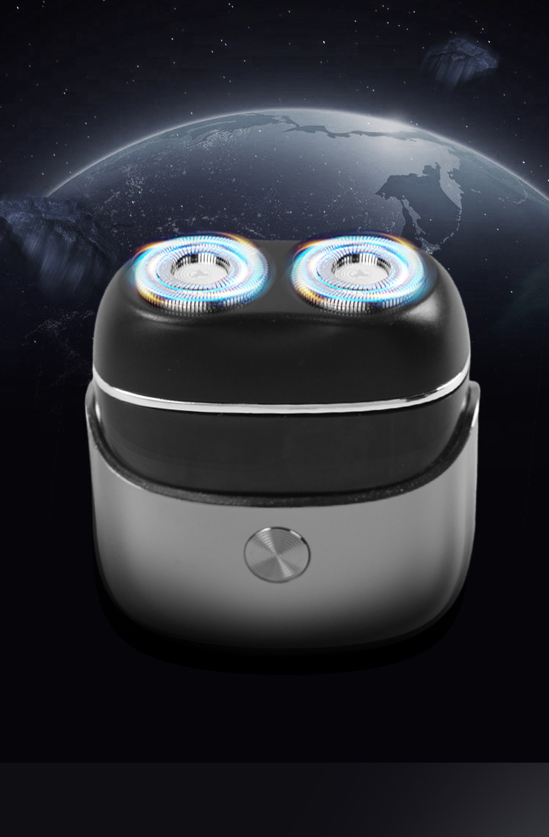 迷你双头剃须刀便携男士剃胡须刀全身IPX7水洗充电剔须胡须刀跨境详情9