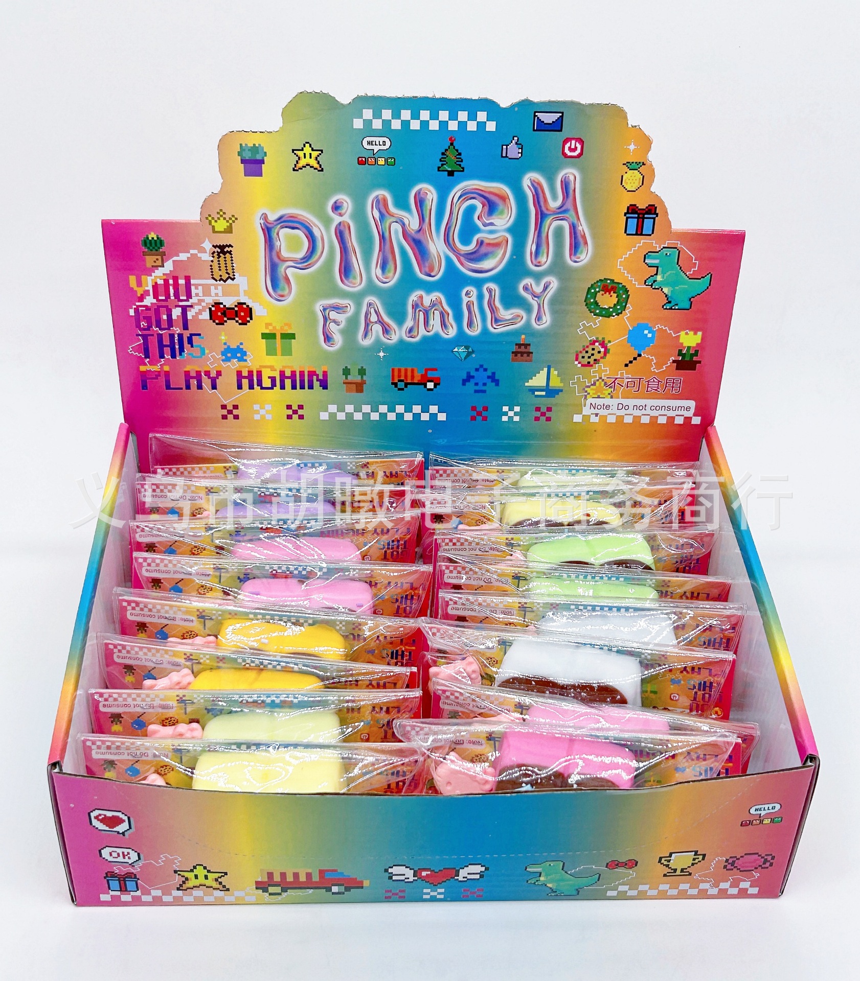 热销新款高颜值马卡龙焦糖布丁捏捏乐解压玩具学生礼品批发捏捏乐详情1