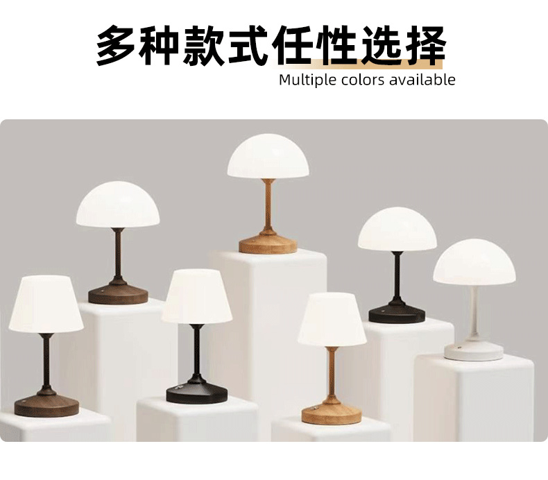 Black desk lamp, study desk, plastic desk lamp, eye-protecting desk, home office desk pic 2