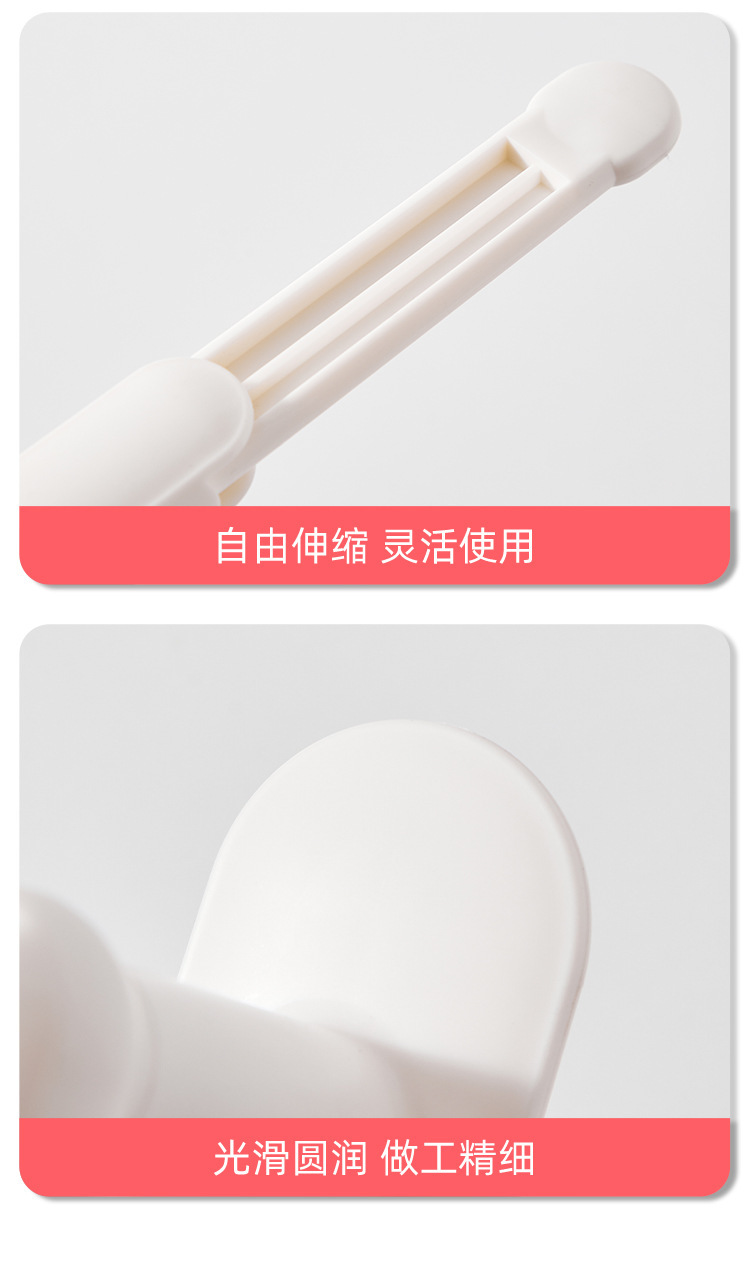 Non-perforated curtain fixator, non-perforated buckle, bath curtain, wall hook, binding strap, hook, door curtain storage and folding pic 13