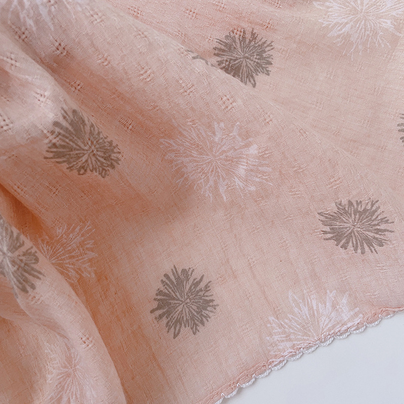 Japanese-style breathable cotton and linen small square scarf for women, 60x60cm, forest girl neck protection small scarf, sun protection travel photo headscarf pic 25