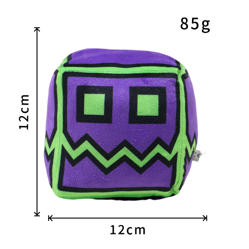 New cross-border geometry dash plush geometry Dash game plush toy doll pillow pic 18