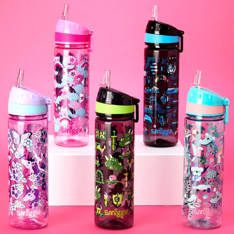 Australia smiggle copa de agua taza de regalo taza de pajita para niños jarra de agua de gran capacidad taza de pajita para estudiantes pic 1