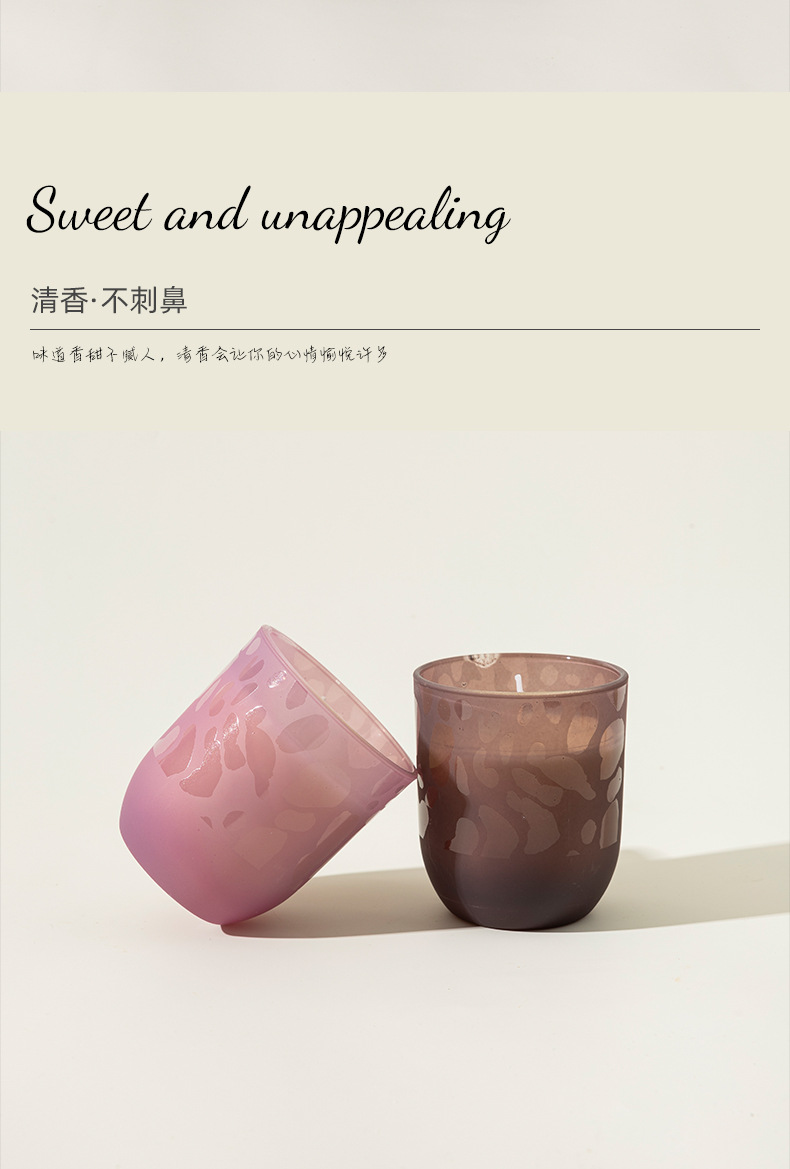 大豆蜡香薰蜡烛礼盒玻璃杯伴手礼物手工无烟蜡烛家用香氛蜡烛套装详情13