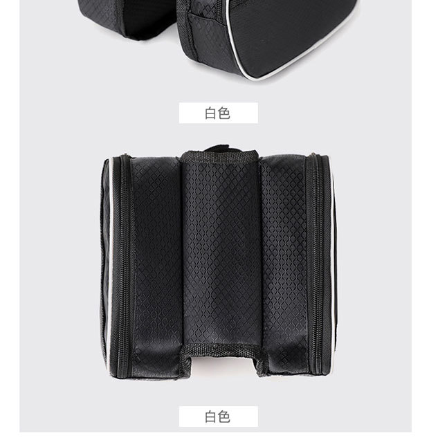 Bicycle bag, front beam bag, mountain bike bag, mobile phone top tube bag, waterproof hanging bag, cycling equipment accessories saddle bag pic 16