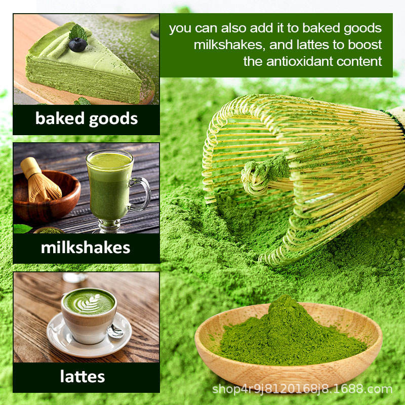 Matcha green tea Matcha powder oe m Cross-border Green Tea Matcha powder Foreign trade pic 2