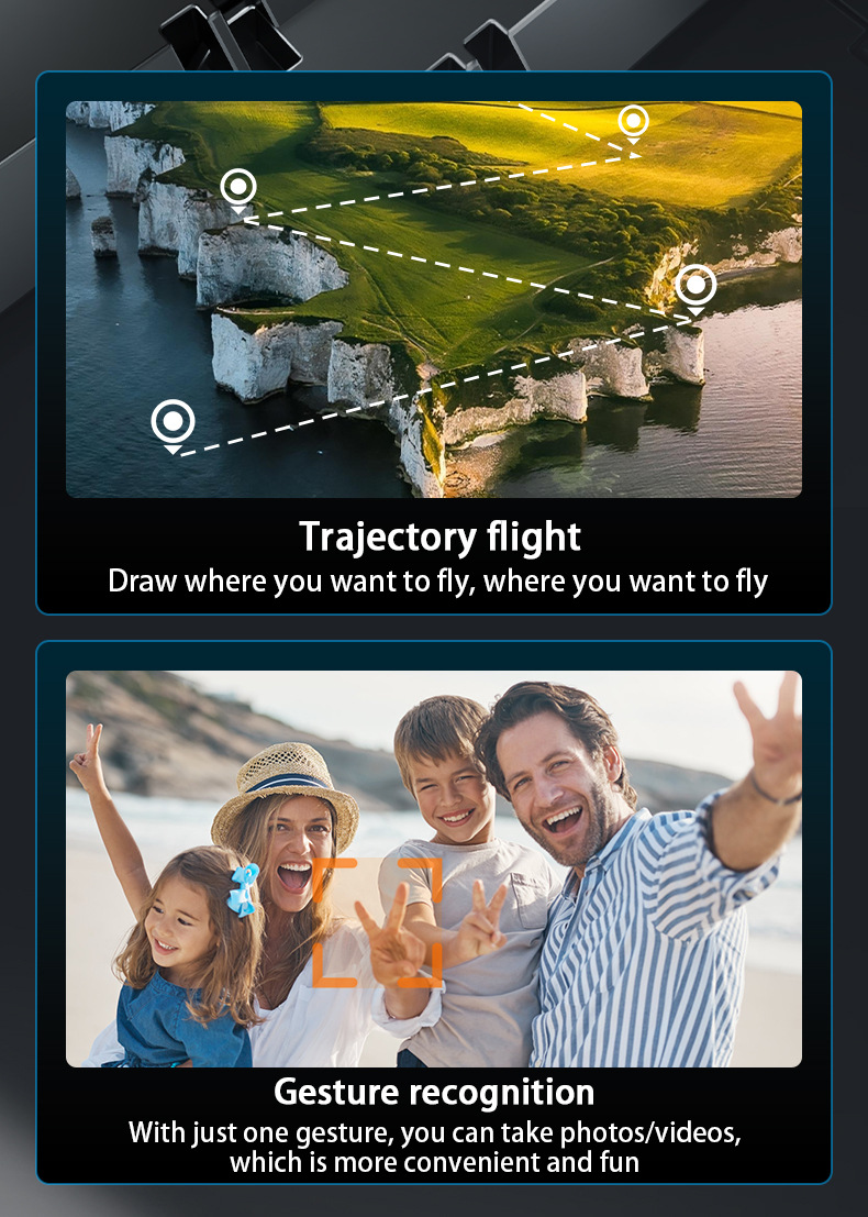 JS39跨境新品无人机带一键返航无刷电机高清屏幕航拍遥控飞机玩具详情37