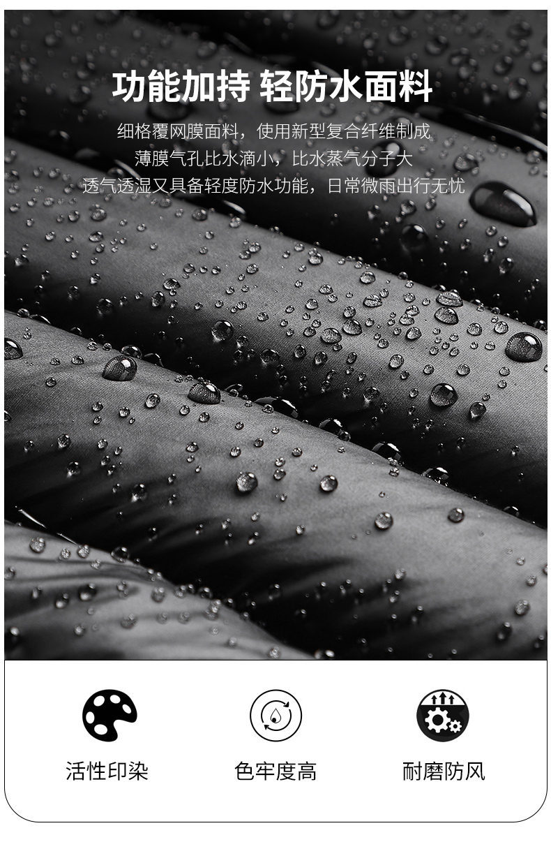 Winter new down cotton jacket men's off-the-shoulder 详情7