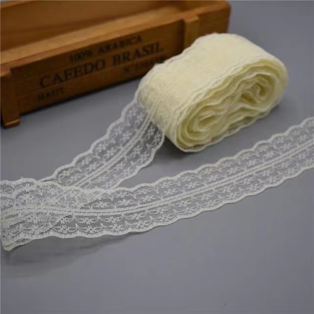 【40 Colors 】 Double-sided non-elastic lace trim, DIY clothing, curtains, sofa sewing, lace trim accessories, 4.5CM pic 21