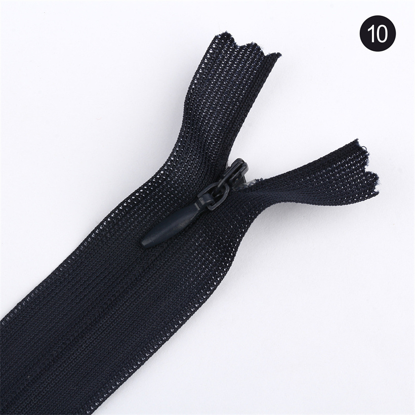 The manufacturer supplies 60cm needle thread invisible zippers in real stock, with open zippers in red, white, yellow, green and blue, and a length of 60cm pic 11