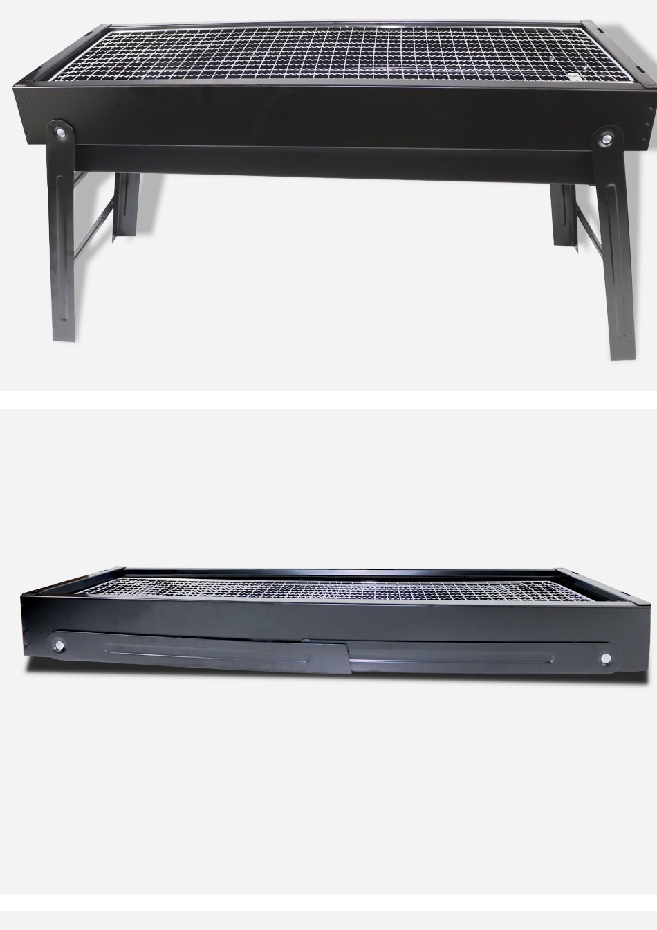 加厚烧烤架折叠烧烤炉烧烤架抽拉式户外木炭便携式BBQ家用烤肉架详情7