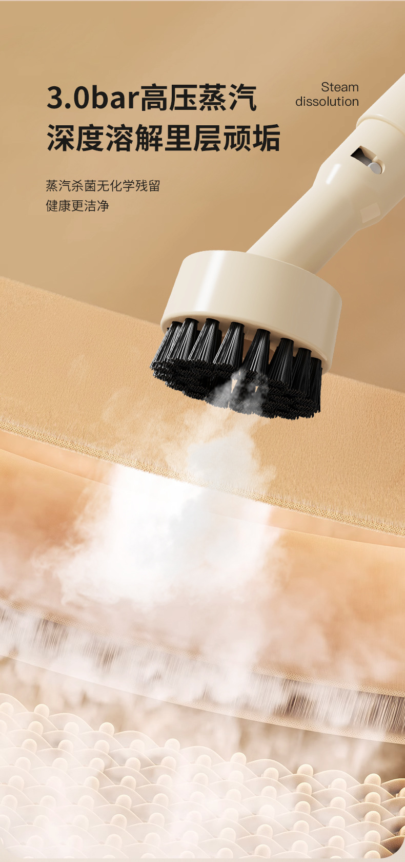 新款高温高压蒸汽清洁机家用小型厨房空调家电油烟机清洗机清洁器详情8