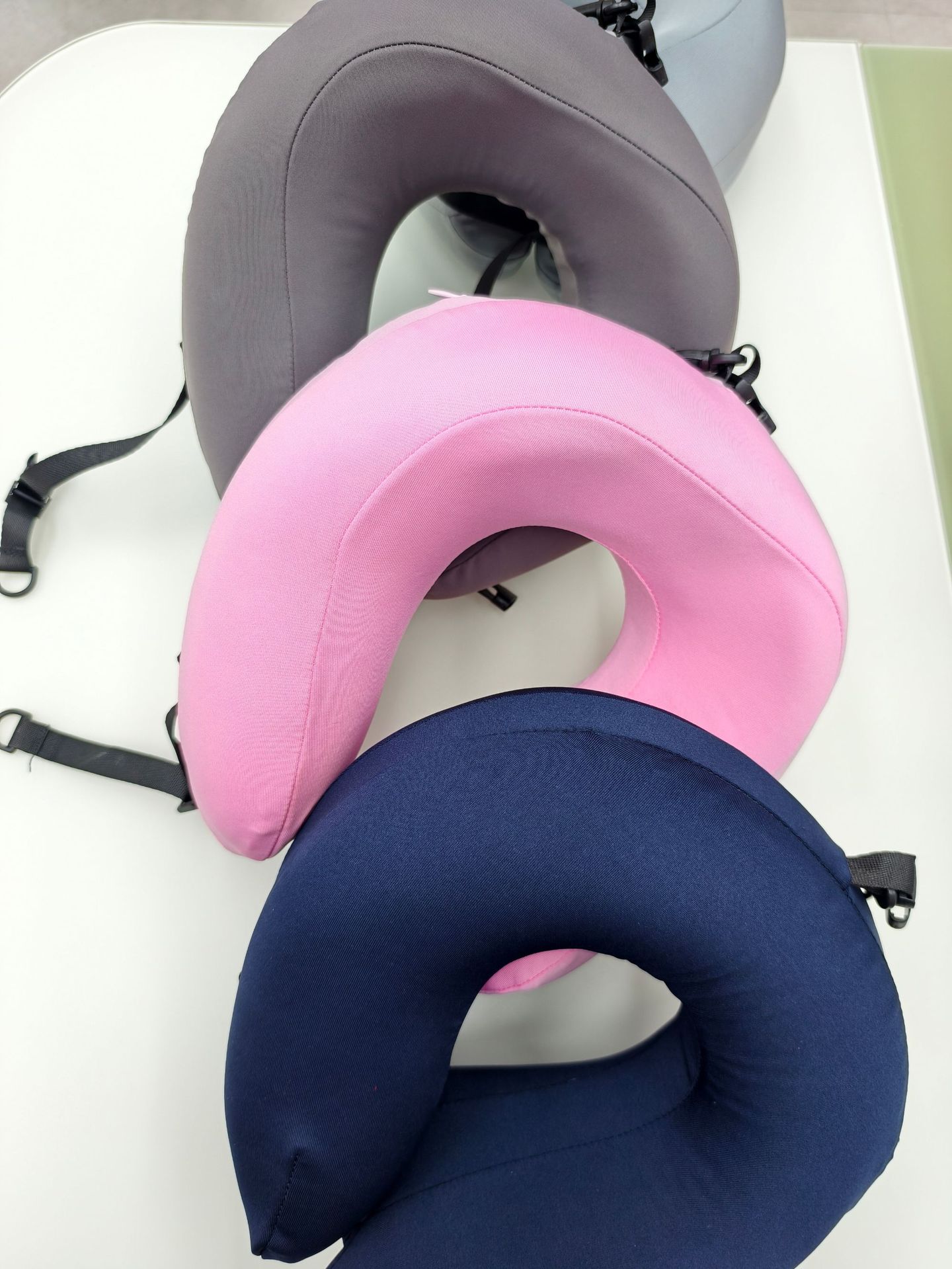 卡扣U型枕记忆棉U枕可收纳折叠旅行便携午睡神器飞机颈椎枕头护颈详情5