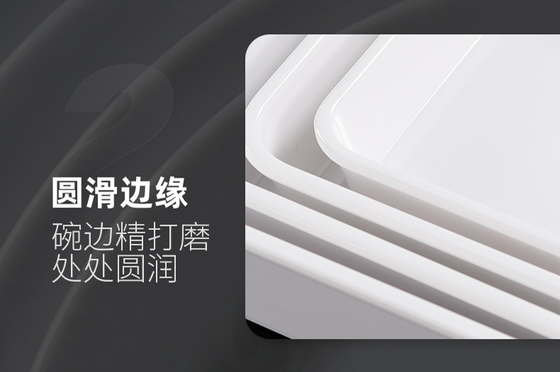 卤菜熟食展示盘密胺托盘批发商用长方形份数盘卤味串串盘密胺餐具详情20