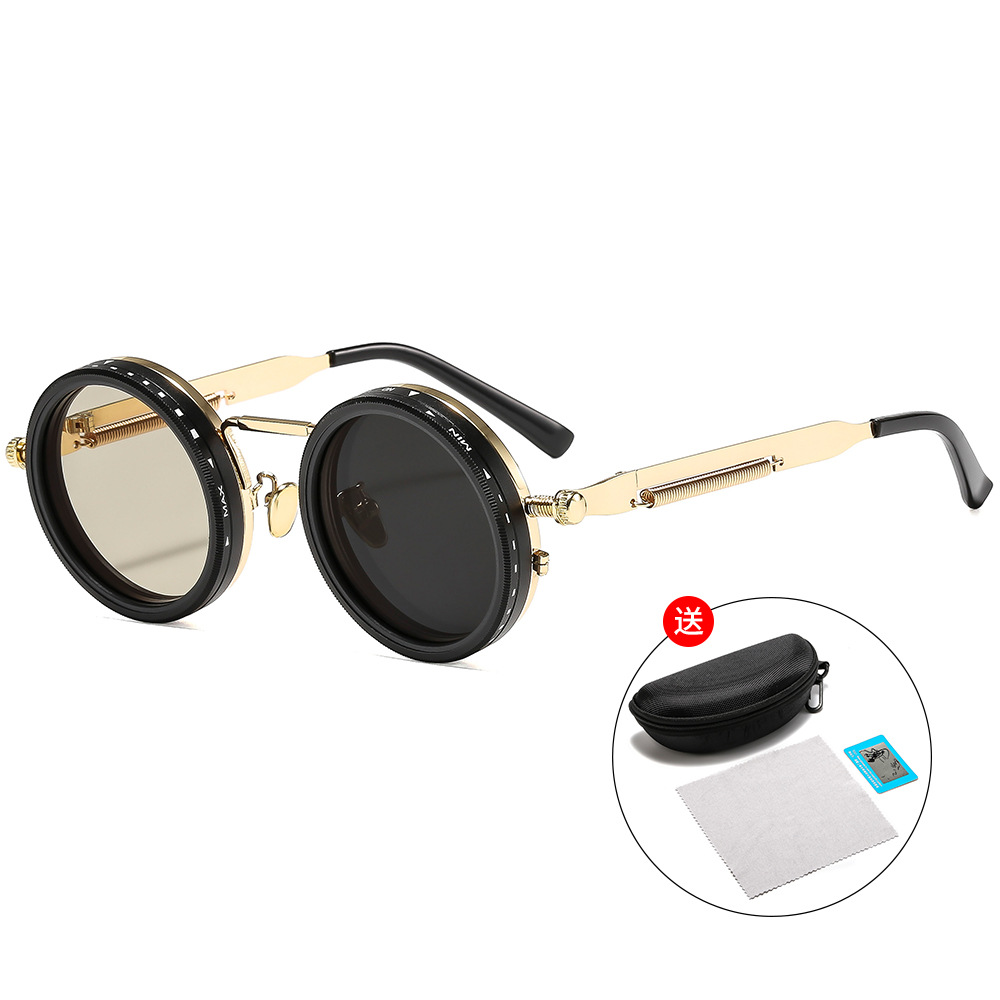 Nuevo material ND9 rango ajustable reducción de luz sombreado pesca doble filtro gafas protección uv polarizado gafas de sol set pic 2