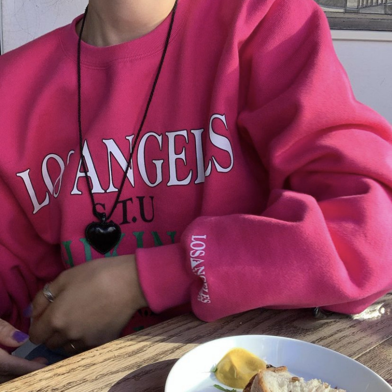 fever同款皮质爱心麻绳项链 黑桃心时髦百搭可调节可爱辣妹项链详情7