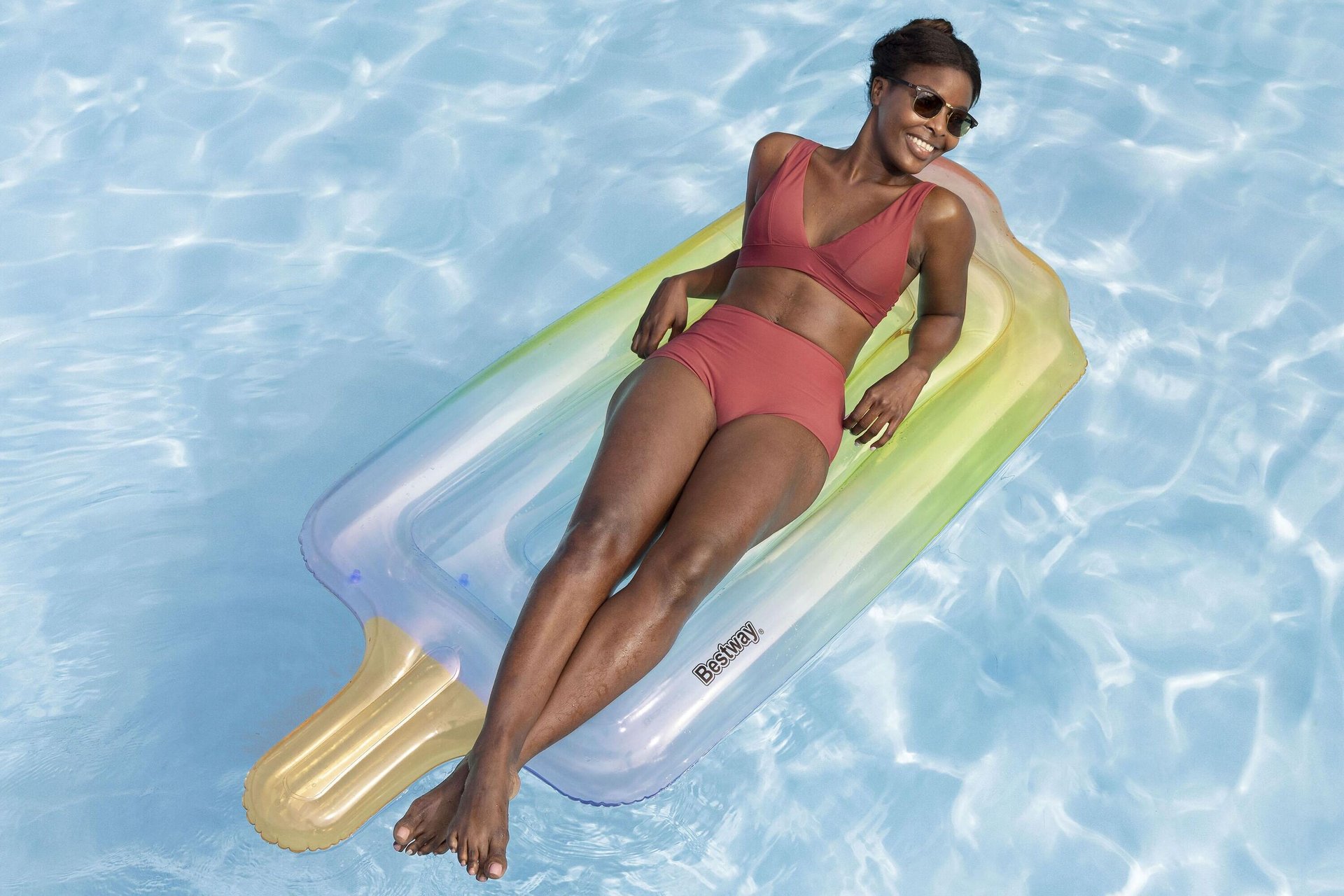 Bestway43161水上充气水床雪糕浮排水上运动成人冰淇淋冲浪板详情2