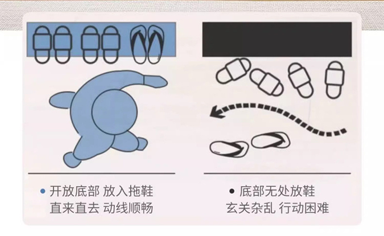 家用去味除臭多功能玄关柜储物柜收纳柜精选实木楼道一体简约鞋架详情15