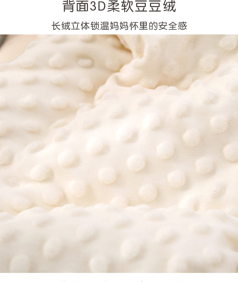 婴儿豆豆被纱布盖毯新生儿宝宝午休安抚毯幼儿园家用宝宝午休盖毯详情4