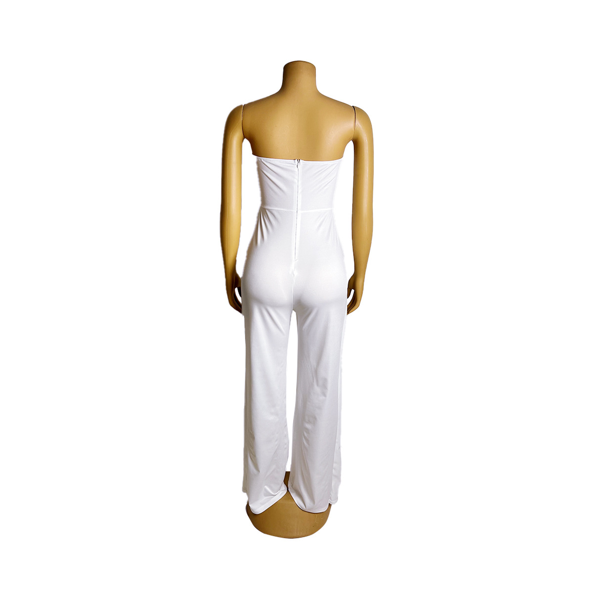 ZY6190 Amazon Independent store strapless false two-piece elegantly designed jumpsuit New partyjumpsuit pic 21