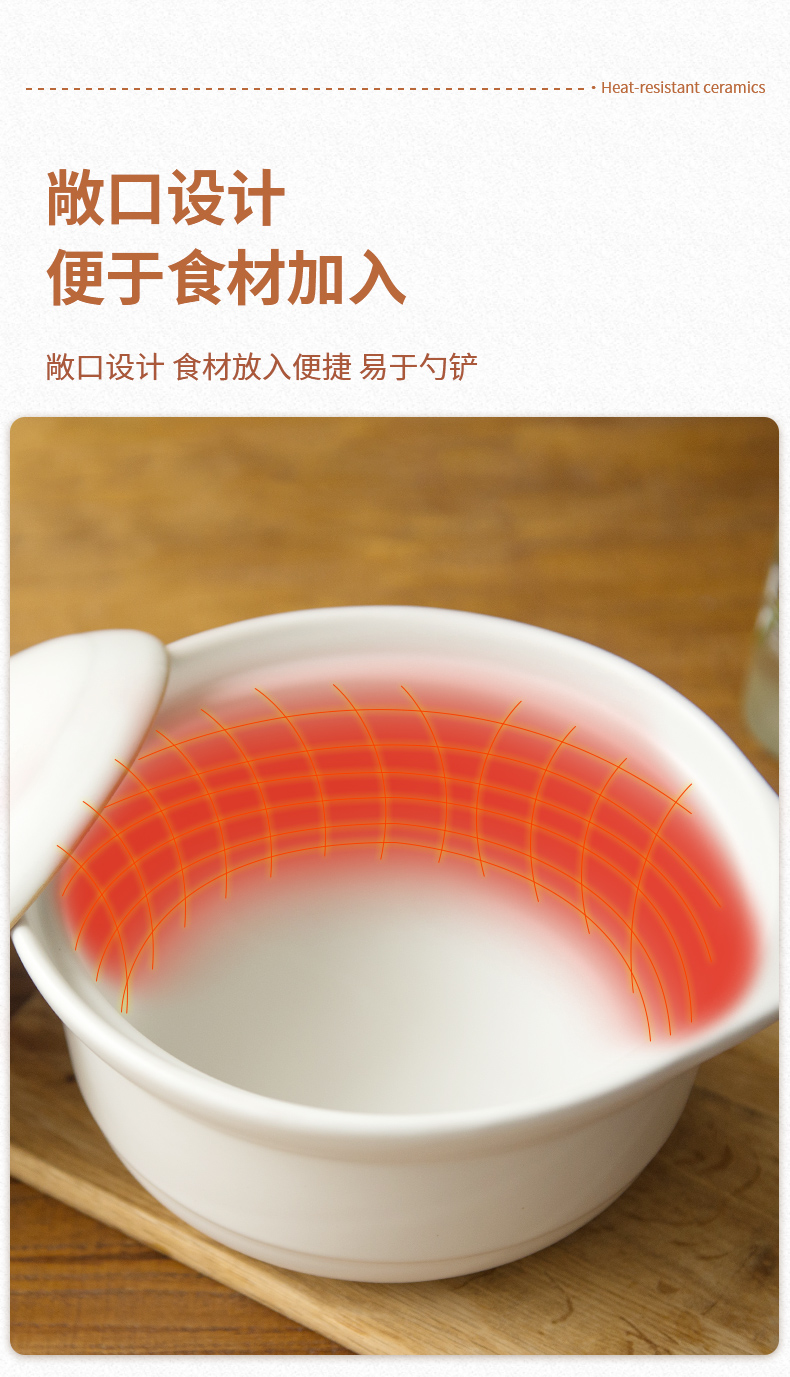 批发康舒砂锅煲家用燃气煲仔饭耐高温干烧不易裂陶瓷锅炖锅汤锅沙详情3