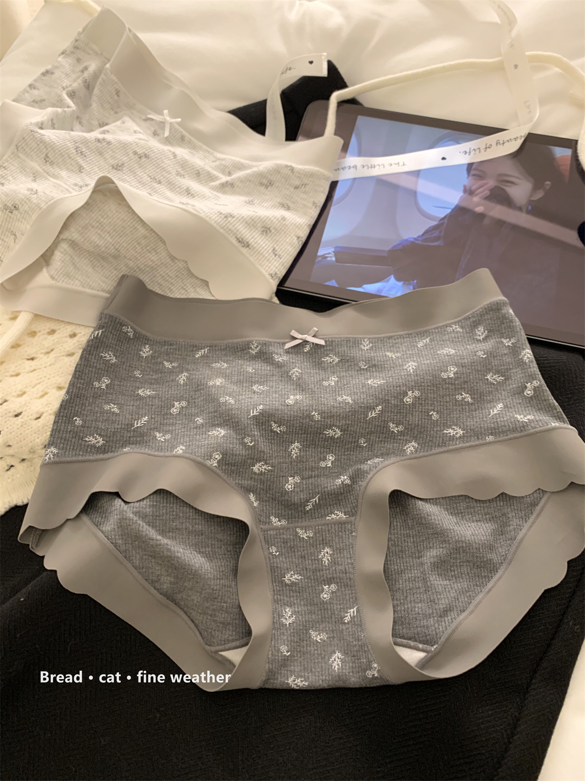 无痕内裤女生纯棉全棉抗菌裆2025新款女士秋冬薄款透气女款三角裤详情1