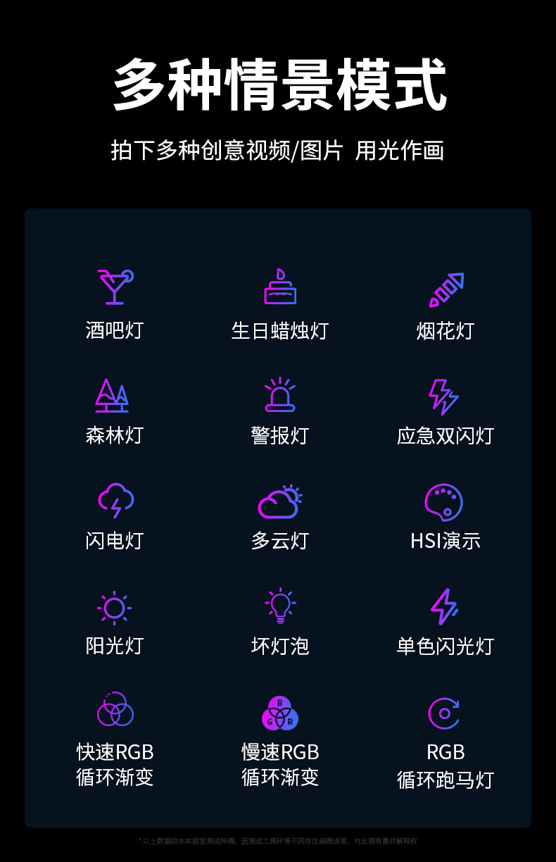 手机自拍补光灯迷你便携式单反拍照拍视频美颜led豆腐口袋补光灯详情11