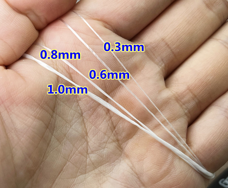 Imported wear-resistant bead-threading rubber band bracelet string, pearl and cultural plaything crystal elastic string, ultra-fine Buddhist prayer bead string pic 8