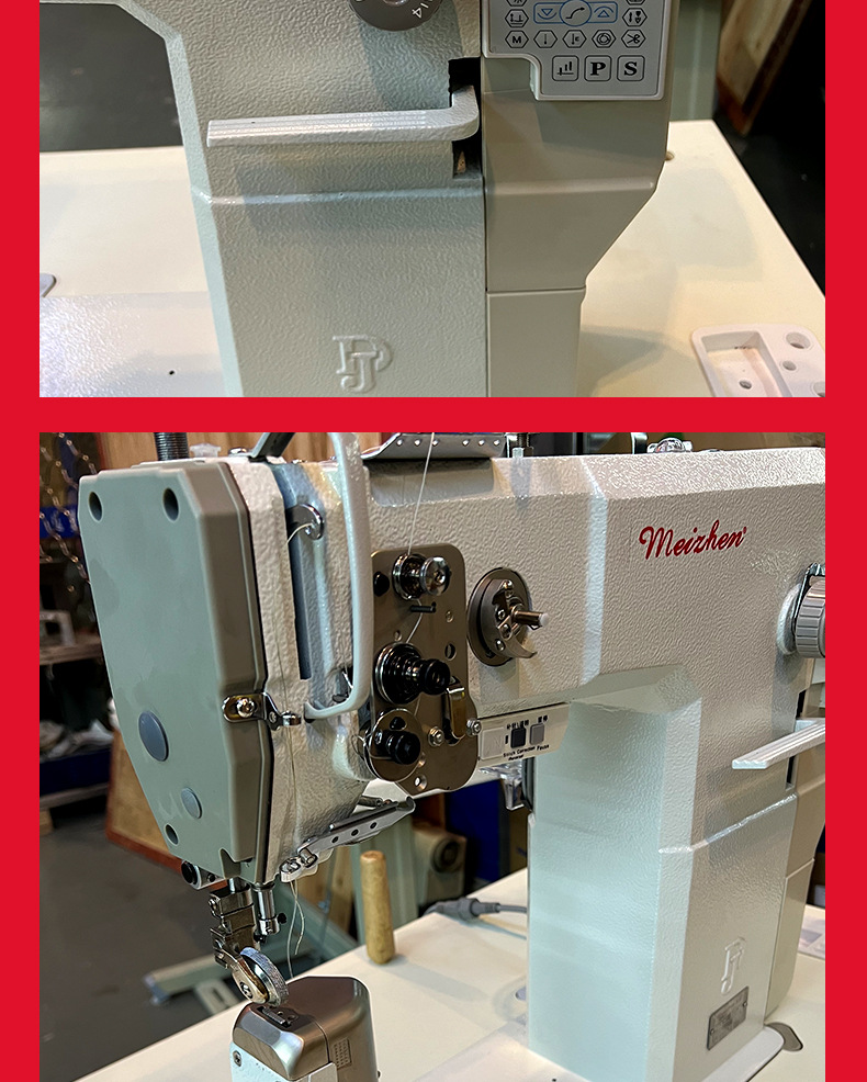 电脑810同步车工业缝纫机 直驱电脑同步车 自动缝皮革箱包袋坐垫详情3