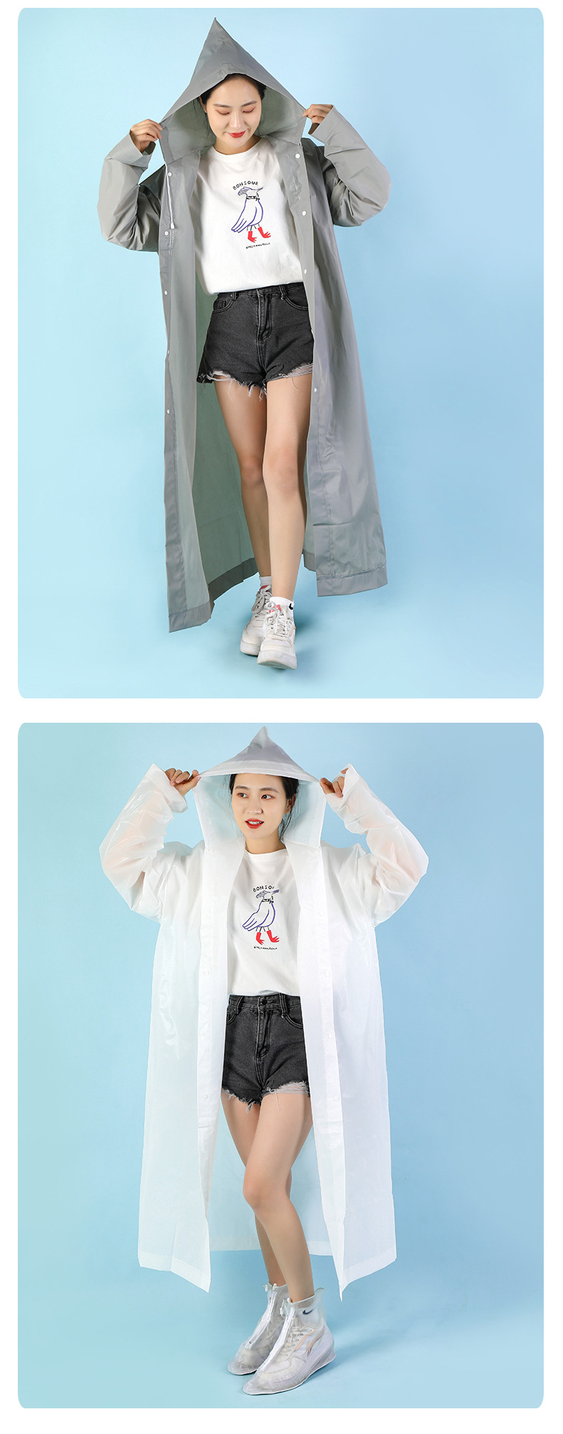 雨衣一次性雨衣加长加厚成人雨衣EVA雨衣便携式连体雨衣加厚雨披详情14
