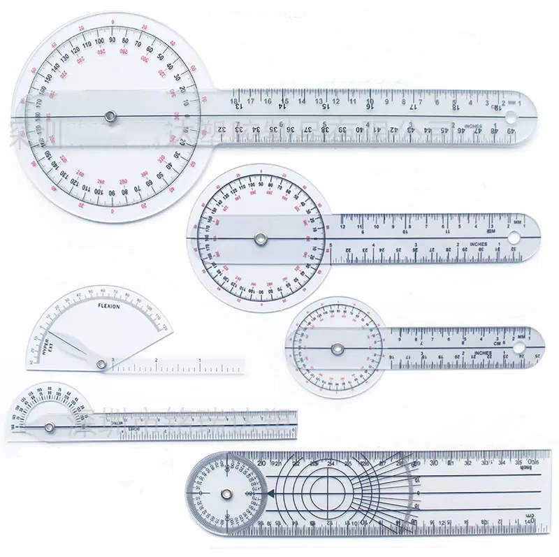 Cross-border exclusive medical bone density ruler, multi-specification limb measurement folding Angle ruler set, orthopedic protractor pic 9