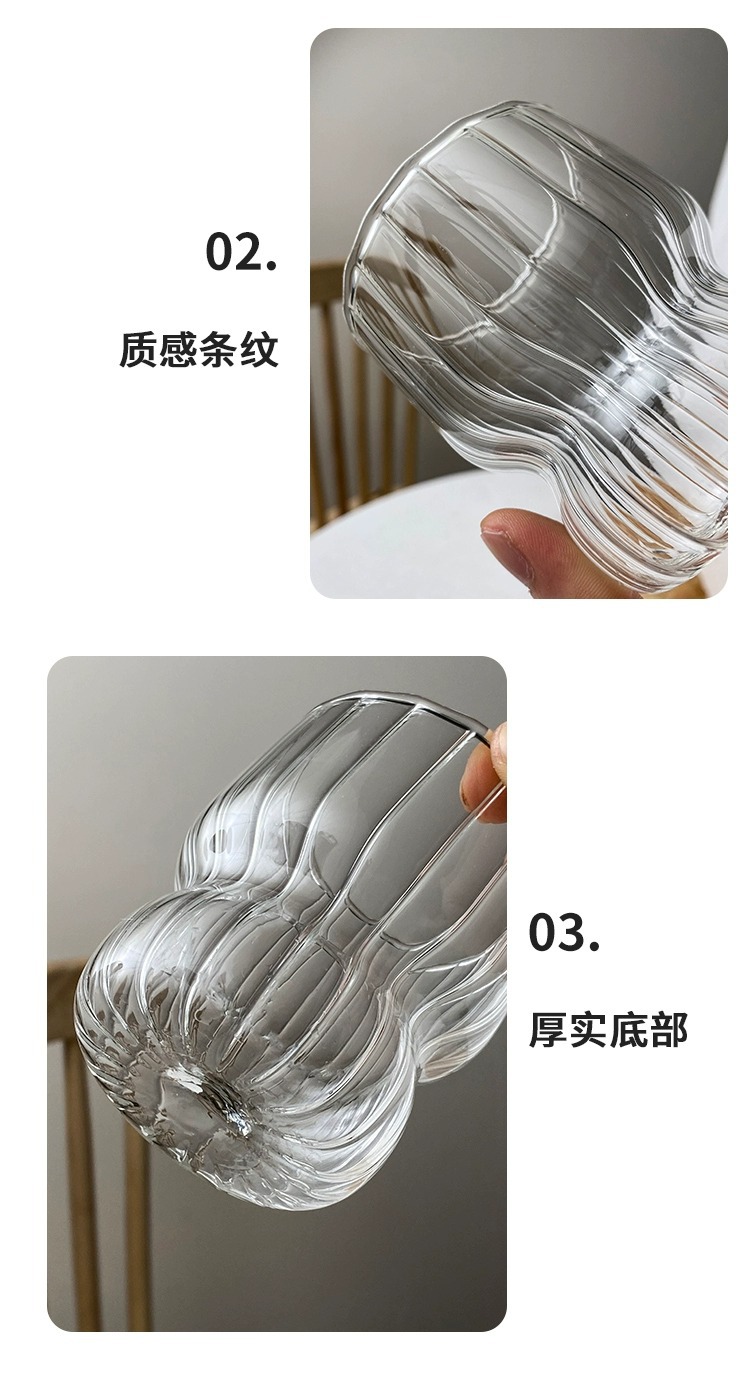 小众复古咖啡杯ins胖嘟嘟玻璃杯耐高温牛奶杯dirty拉花杯拿铁杯子详情8