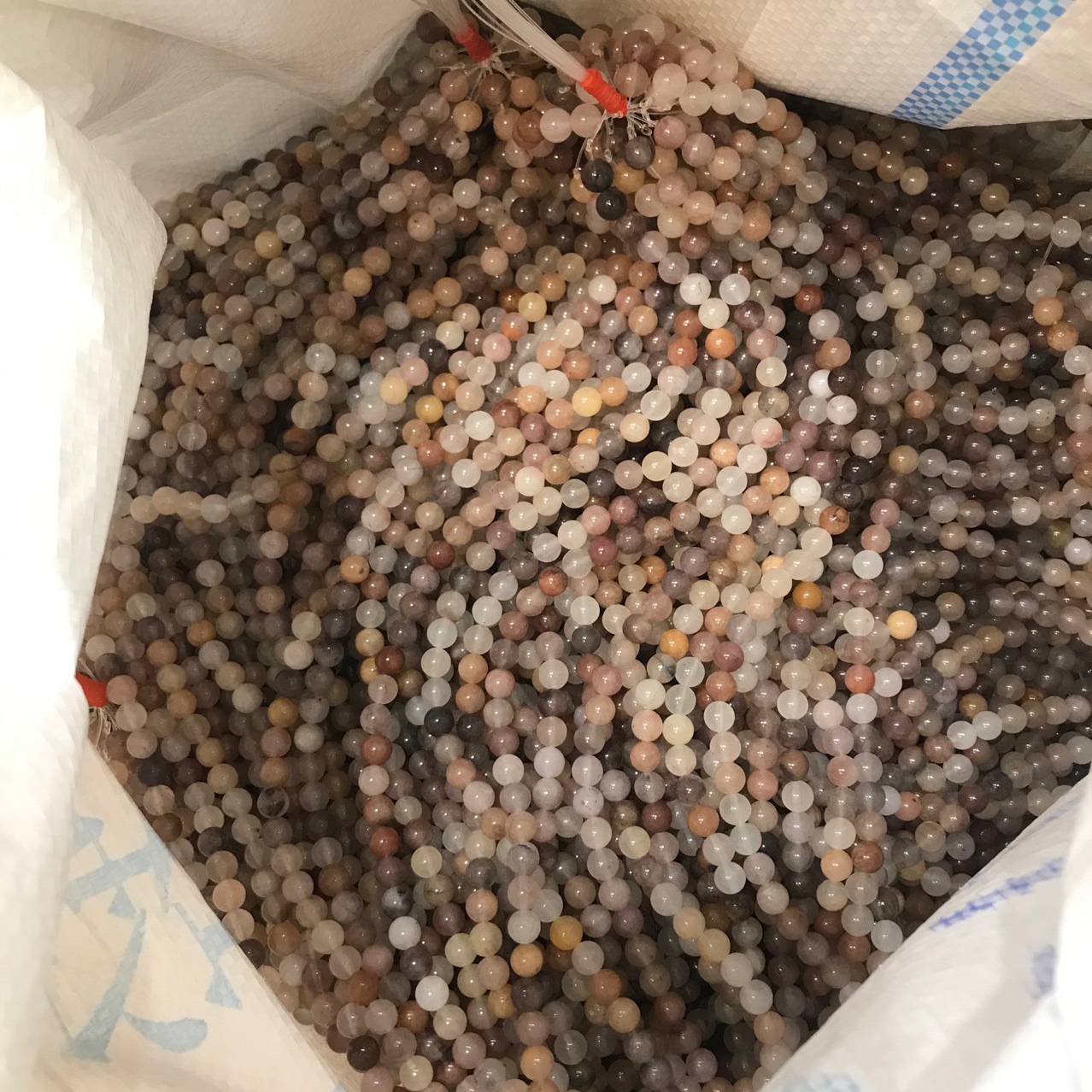 天然紫罗兰佘太翠圆珠 金丝玉紫罗兰散珠半成品手链项链配饰玉石详情5