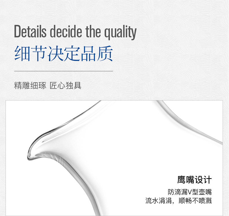 Czech imported Crystalex water cup gift box set, large-capacity household cold water bottle as a practical gift for customers pic 13