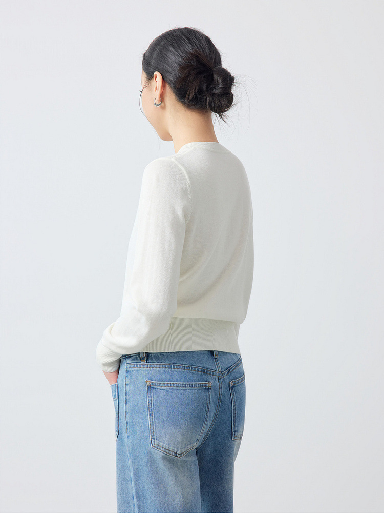 墨麦客女装气质通勤针织开衫女2026春季新款羊毛混纺外套女10175.详情36
