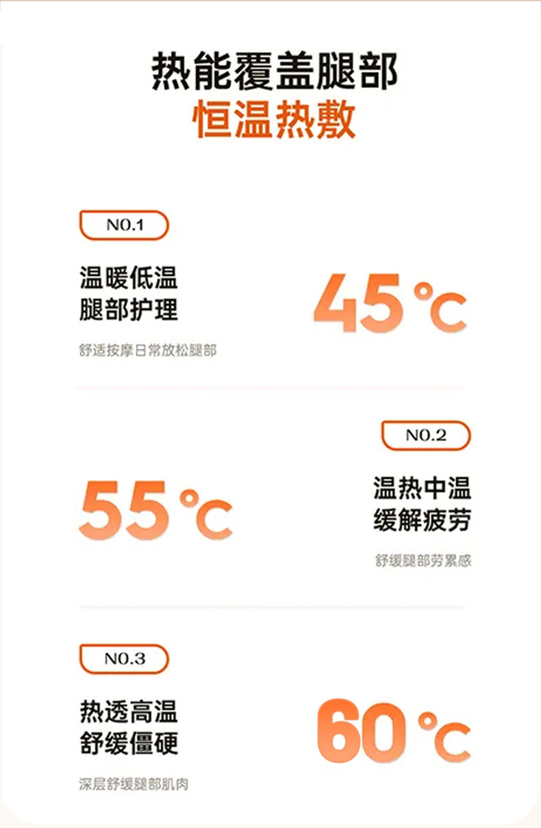 腿部按摩器电动气压理疗仪热敷气囊长款瘦腿神器腿膝自动按按摩仪详情10